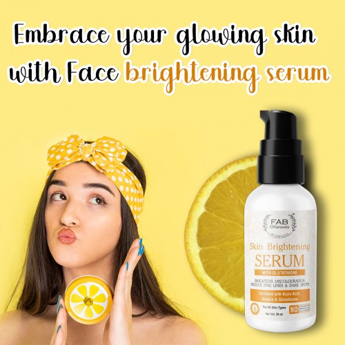 Embrace your glowing skin with Face brightening serum