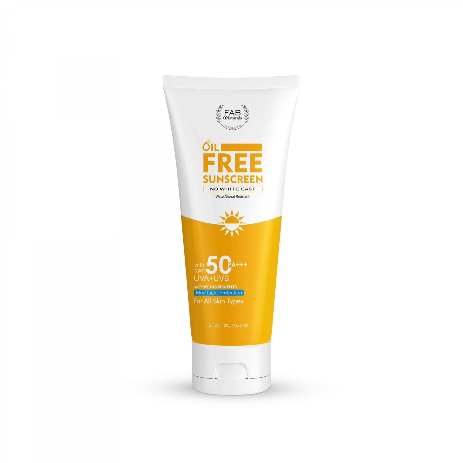 Oil Free Sunscreen SPF PA+++ Non Sticky & Light Weight